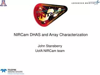NIRCam DHAS and Array Characterization