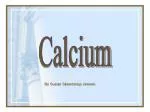 Calcium - slide 1