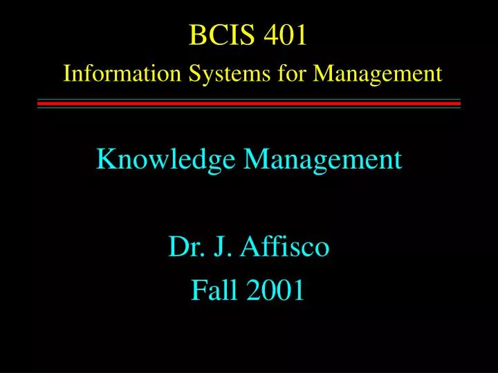 bcis 401 information systems for management