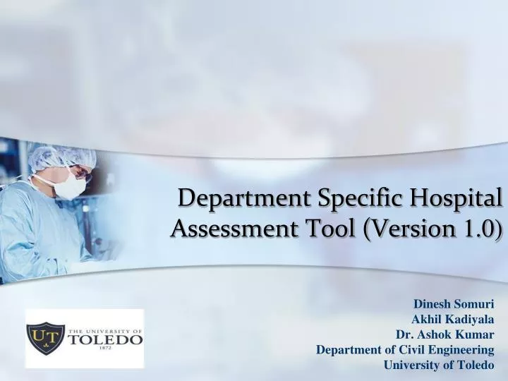 department specific hospital assessment tool version 1 0
