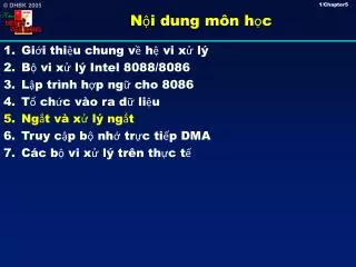 n i dung m n h c