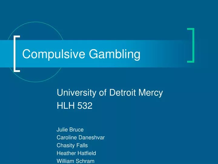 compulsive gambling