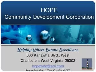 HOPE Community Development Corporation