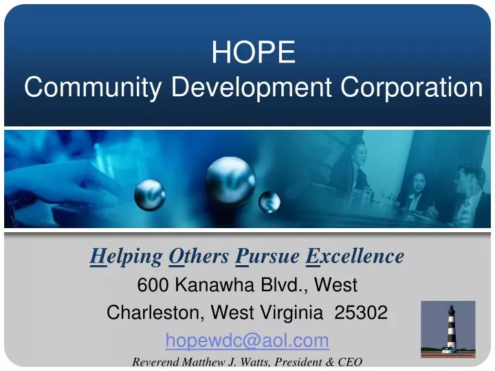 hope community development corporation