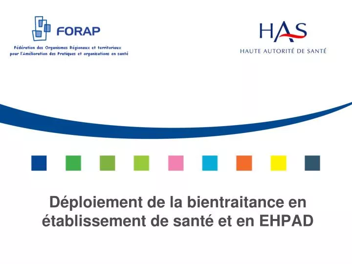 d ploiement de la bientraitance en tablissement de sant et en ehpad