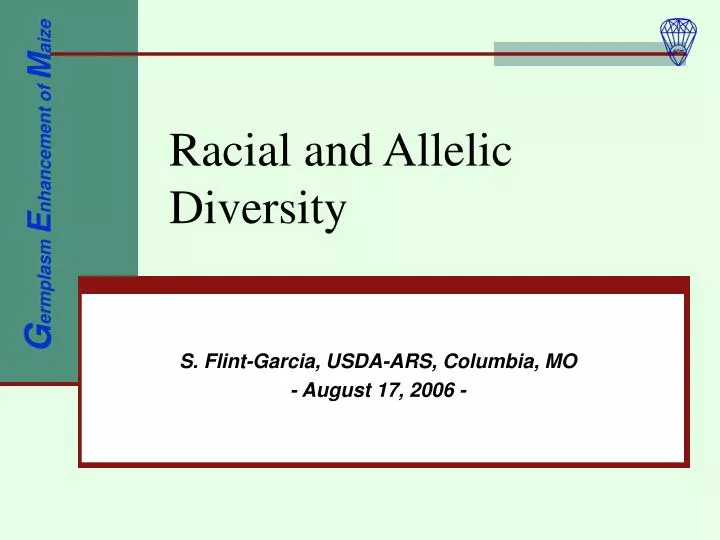 racial and allelic diversity