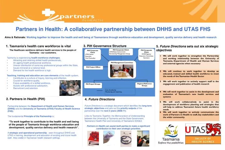 partners in health a collaborative partnership between dhhs and utas fhs