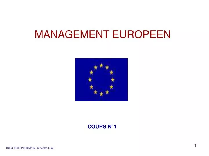 management europeen