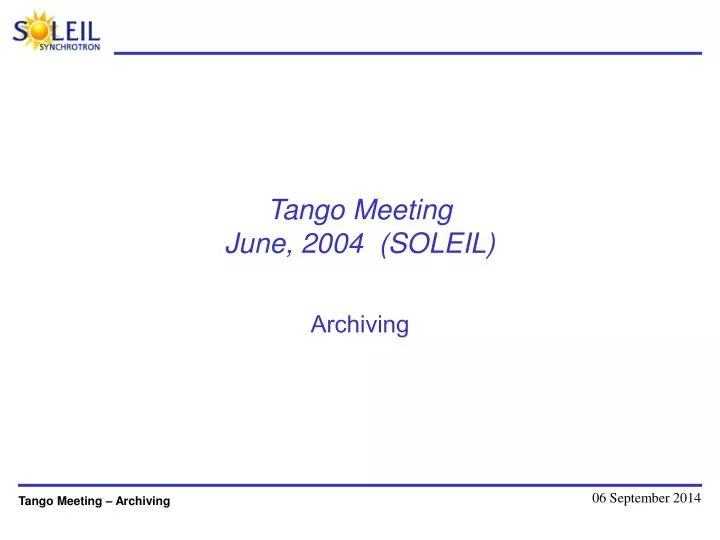 tango meeting june 2004 soleil