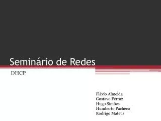 semin rio de redes