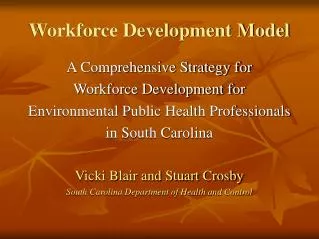 Workforce Development Model