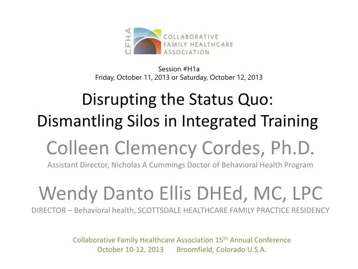 disrupting the status quo dismantling silos in integrated training