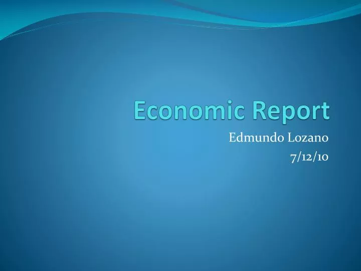 economic report