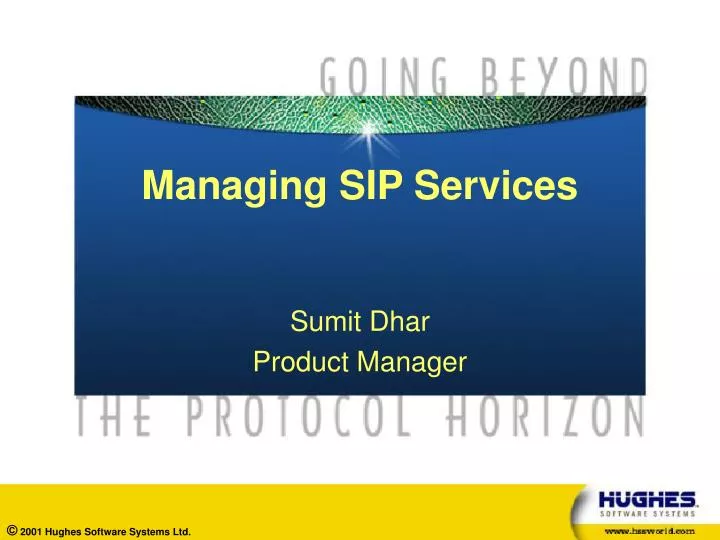 managing sip services