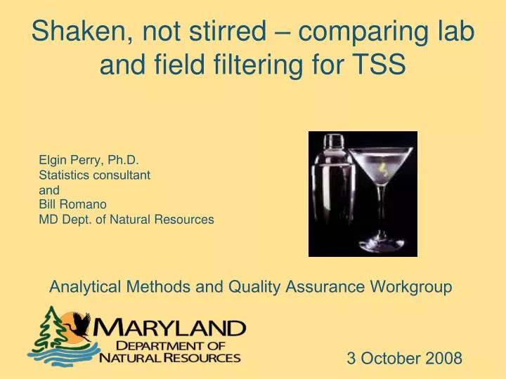 shaken not stirred comparing lab and field filtering for tss