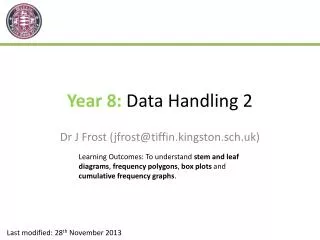 year 8 data handling 2