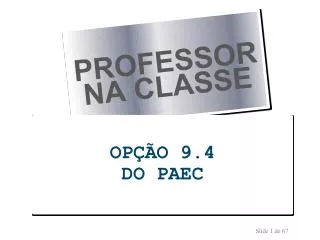 professor na classe