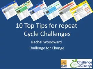 10 Top Tips for repeat Cycle Challenges