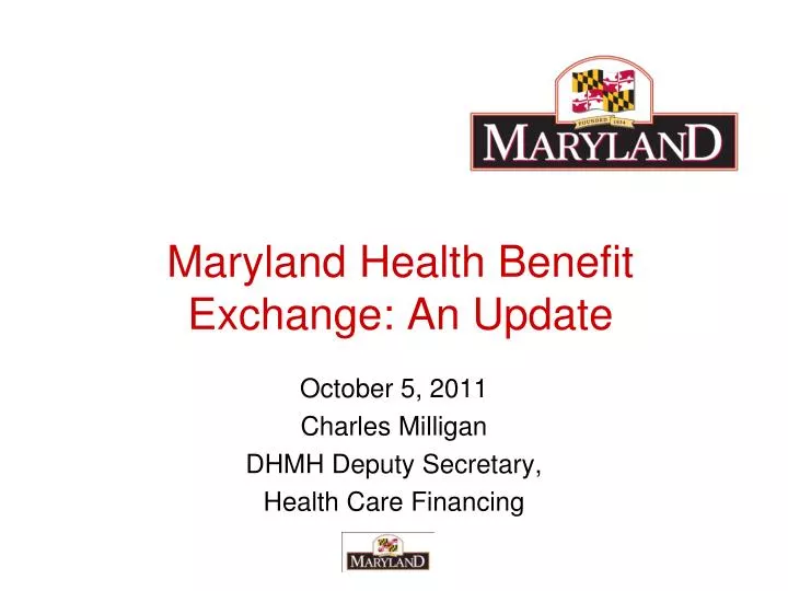 maryland health benefit exchange an update