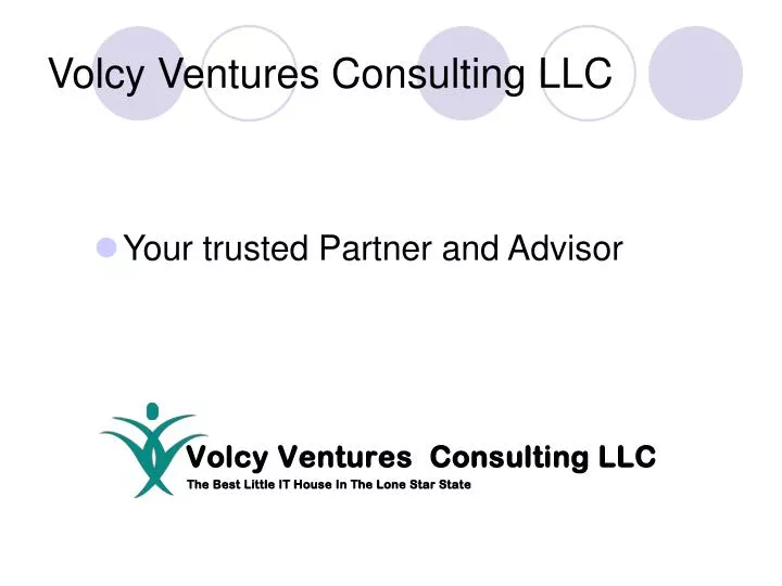 volcy ventures consulting llc