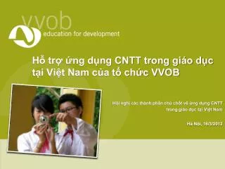 h tr ng d ng cntt trong gi o d c t i vi t nam c a t ch c vvob