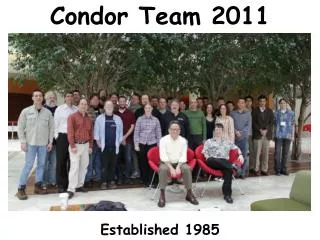 Condor Team 2011
