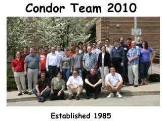 Condor Team 2010