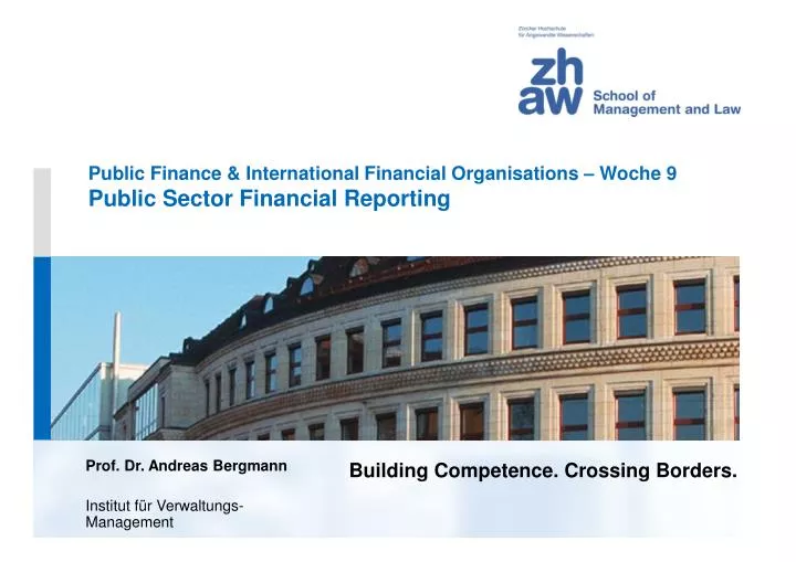 public finance international financial organisations woche 9 public sector financial reporting