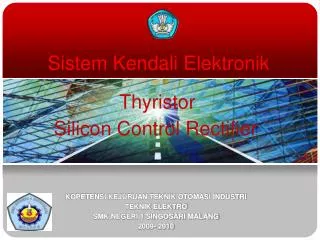 sistem kendali elektronik