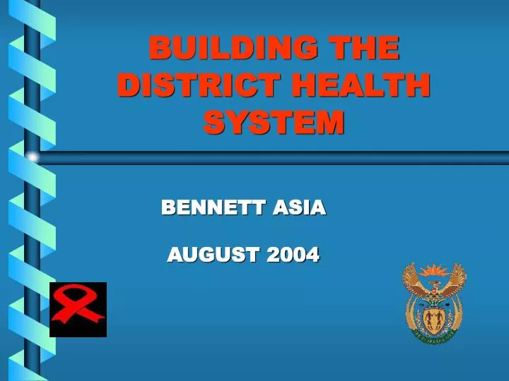 building the district health system