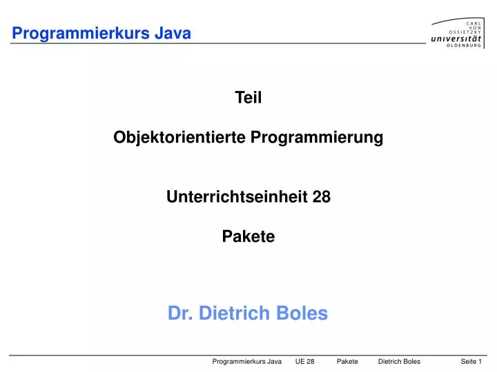 programmierkurs java