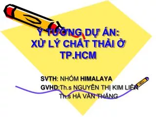 t ng d n x l ch t th i tp hcm