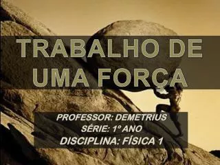 trabalho de uma for a