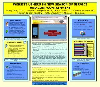 WEBSITE USHERS IN NEW SEASON OF SERVICE AND COST-CONTAINMENT
