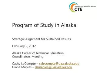 Program of Study in Alaska