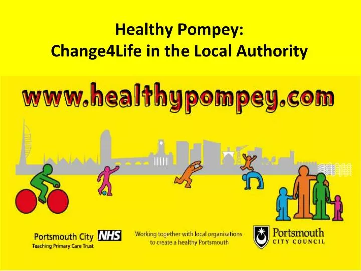 healthy pompey change4life in the local authority