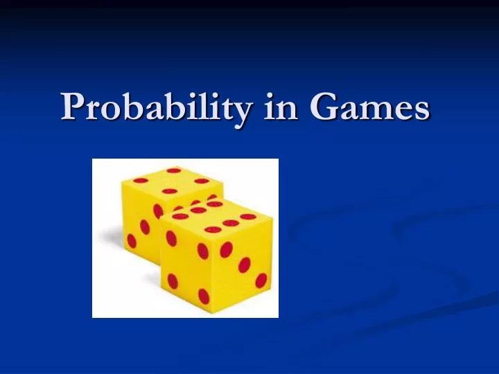 probability in games