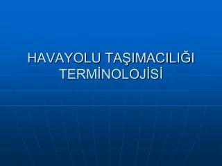 havayolu ta imacili i term noloj s