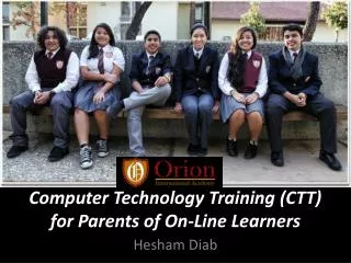 Computer Technology Training (CTT) for Parents of On-Line Learners