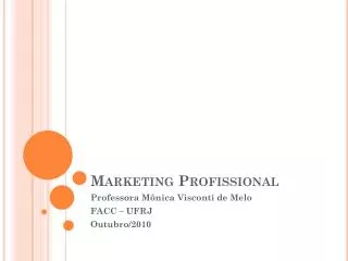 marketing profissional