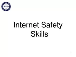 Internet Safety Skills
