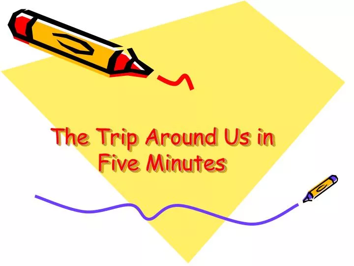 the trip around us in five minutes