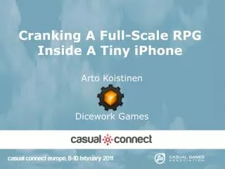 Cranking A Full-Scale RPG Inside A Tiny iPhone