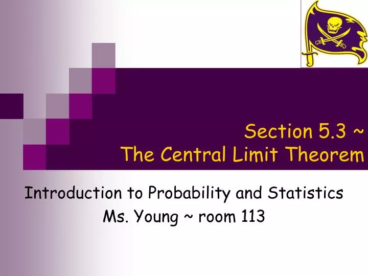 section 5 3 the central limit theorem