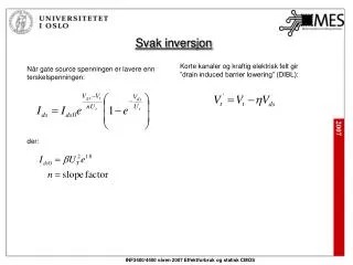 svak inversjon