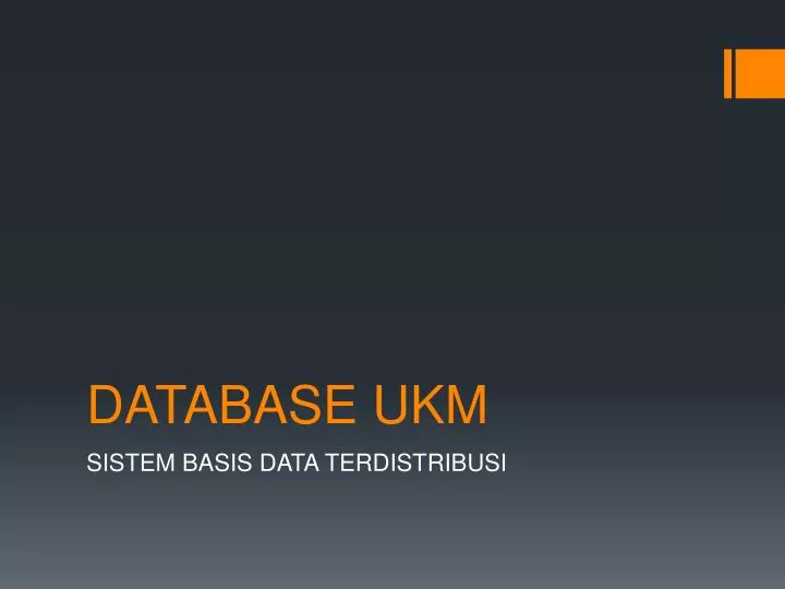 database ukm