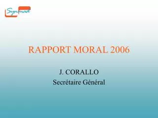 rapport moral 2006