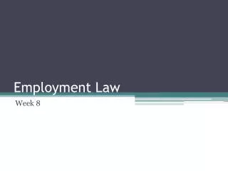 Employment Law