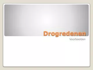 drogredenen