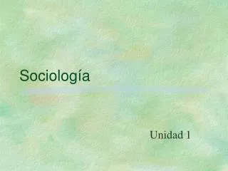 sociolog a